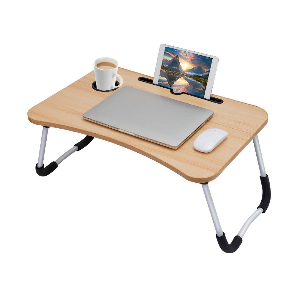 Wooden Bed Laptop Desk – Foldable Portable Computer Stand (60x40cm\ Living Room Decor – Wall Art, Curtains, Clocks, Furniture & More