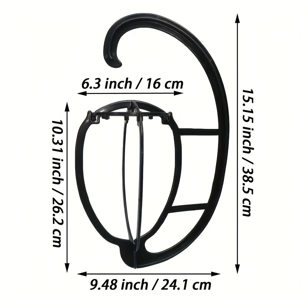 2PCS Hanging Wig Holders – Collapsible Wig Stand for Short to Long Wigs/Style & Shine Hair