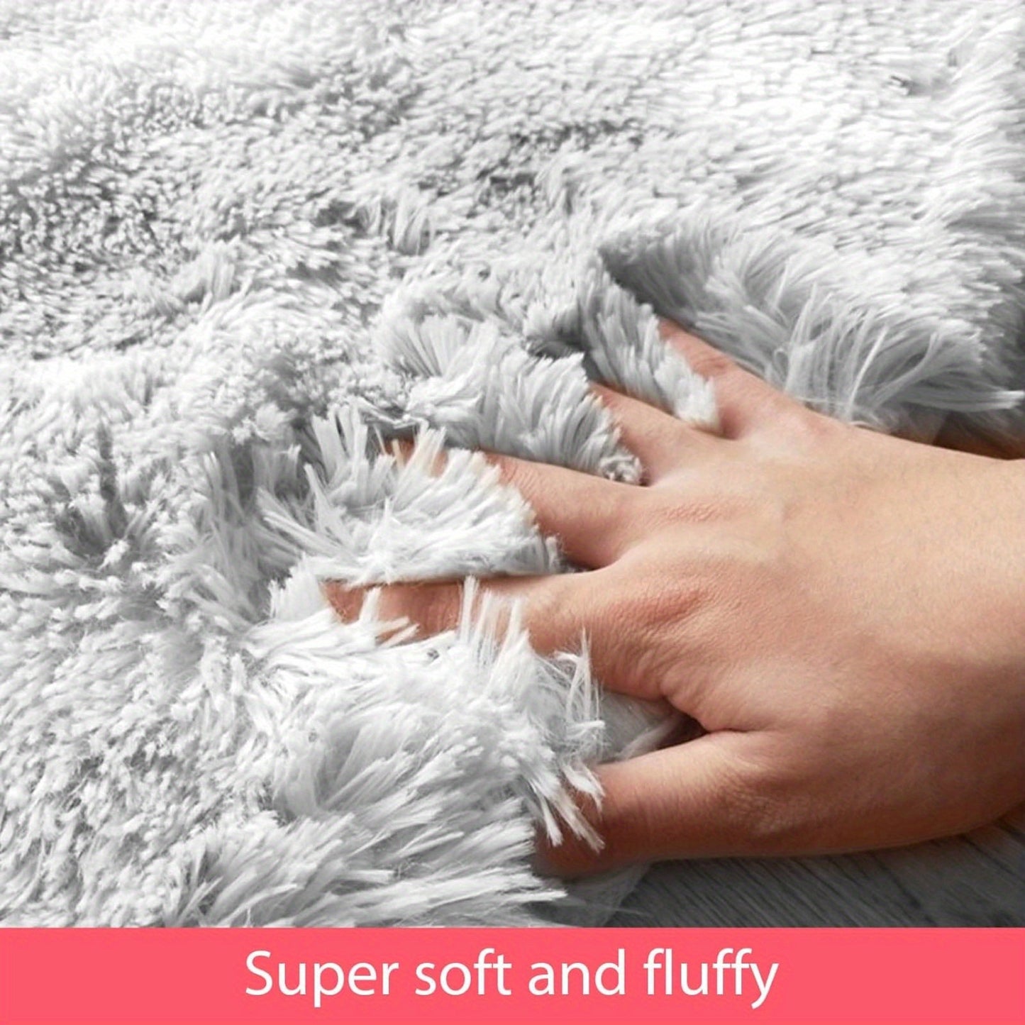 Trintion Soft Shaggy Rug – Thick Anti-Slip Polyester Carpet for Living Spaces\ Living Room Decor – Wall Art, Curtains, Clocks, Furniture & More