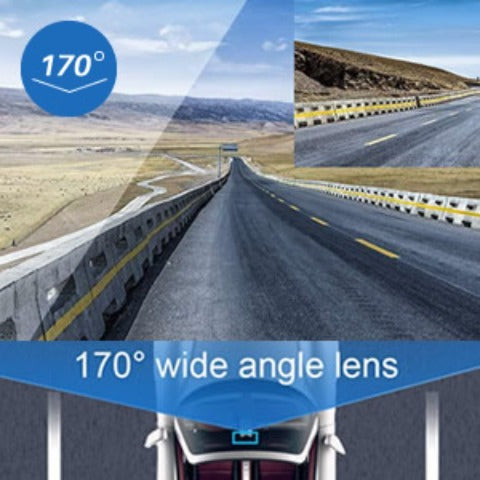 1080P Full HD Touchscreen Dash Cam – Front & Rear Cameras with Night Vision & G-Sensor/Car