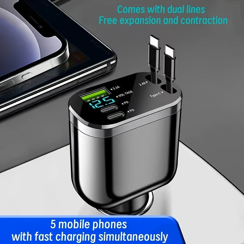 USB Fast Charging Car Plug Adapter – Universal Compatibility, Compact & Durable/Car