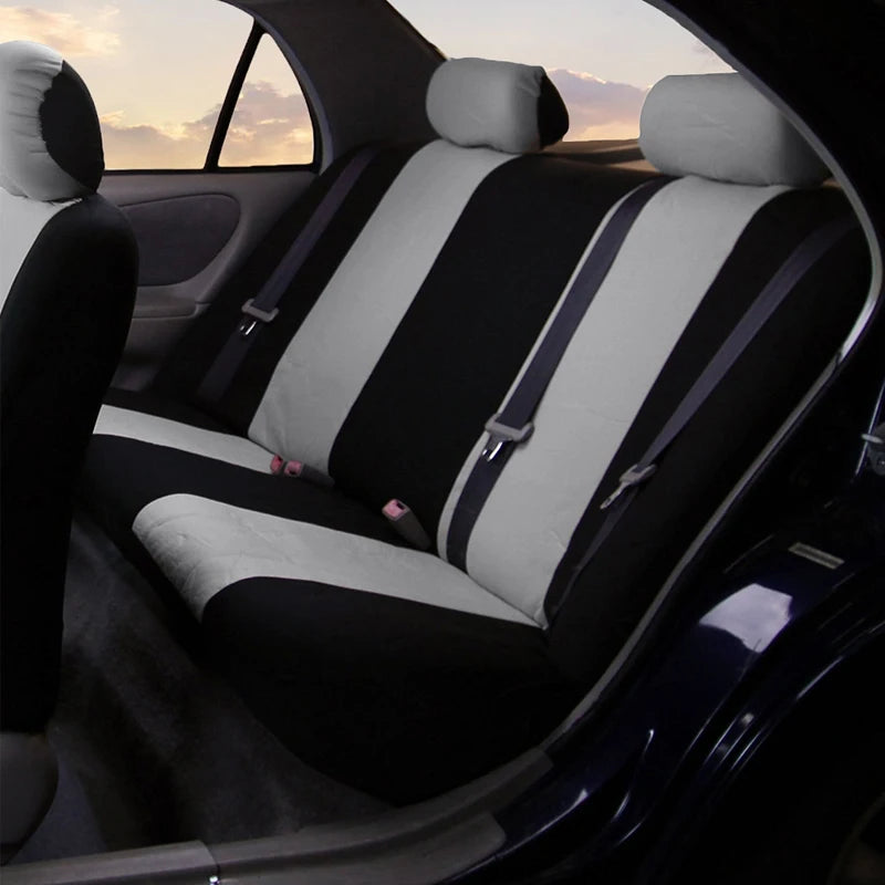 AUTOYOUTH Universal Car Seat Covers – Full Set Interior Protection (Breathable Polyester)/Car