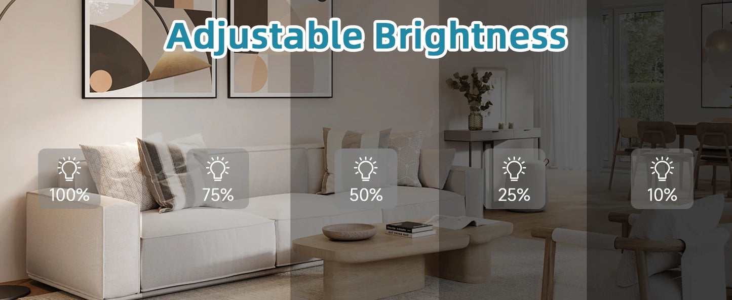 IRALAN E27 Ceiling Fan Light with Remote – 3-Speed Quiet Fan & LED Lighting (No Wiring Needed)