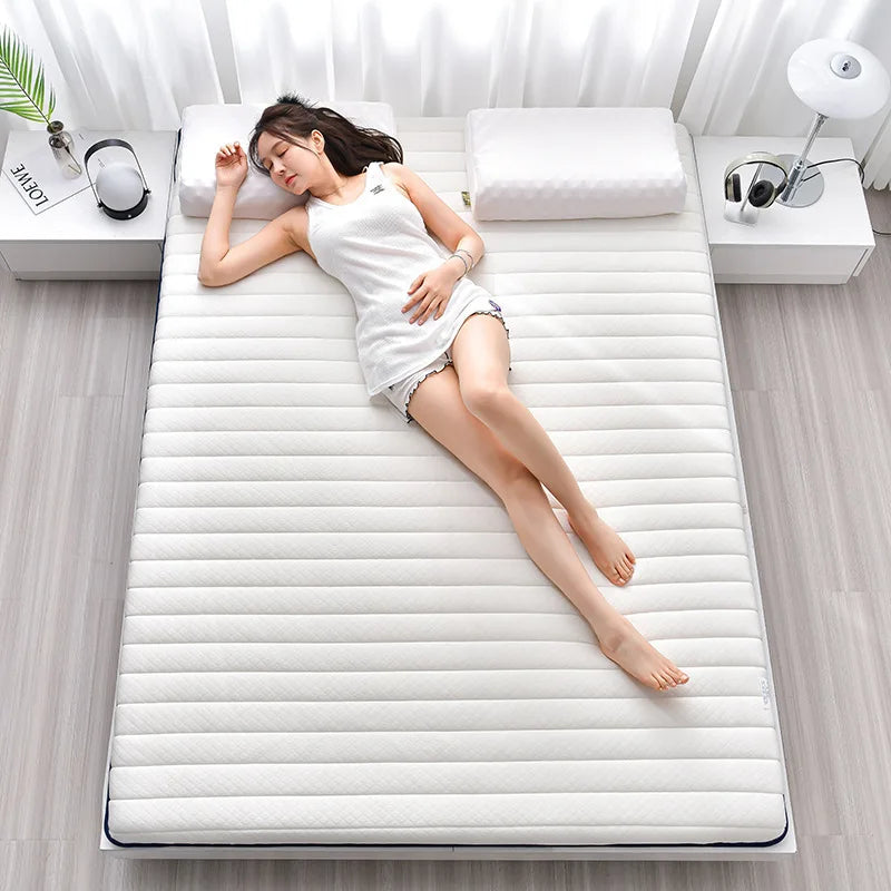 Quilted Roll-Up Mattress – Soft Knit Fabric with Edge Stitching (Under 8” Thick)\ Living Room Decor – Wall Art, Curtains, Clocks, Furniture & More