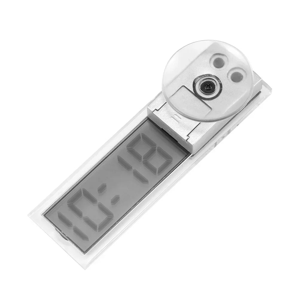 Mini LCD Digital Car Clock with Suction Cup – Dashboard or Windshield Mount/Car