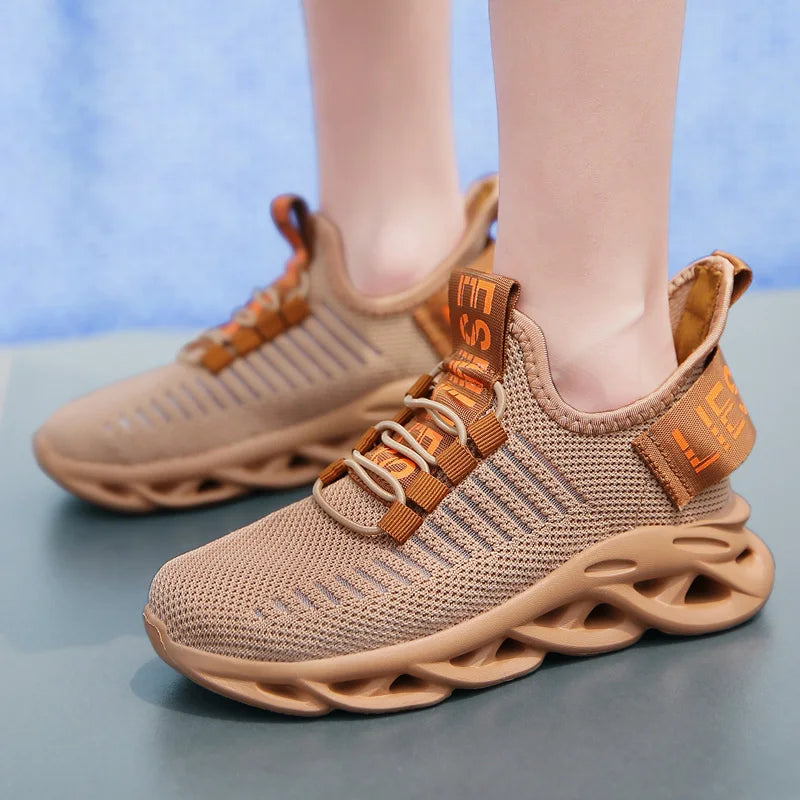 Boy shoes - Boys Mesh Slip-On Sneakers – Breathable & Stylish Running Shoes for Kids