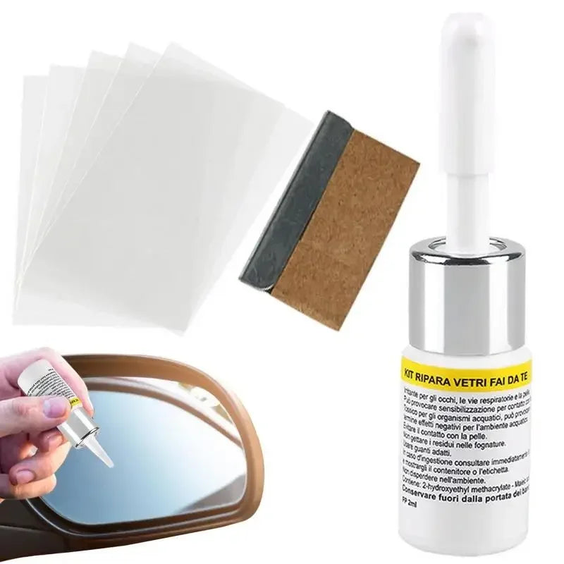 3ML Windshield Crack Repair Kit – Glass Chip Fix Fluid for Laminated Windshields/Car