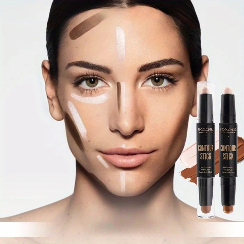 Makeup and face - Glow & Define Cream – Bronzer & Highlighter Duo for Radiant, Sculpted Looks