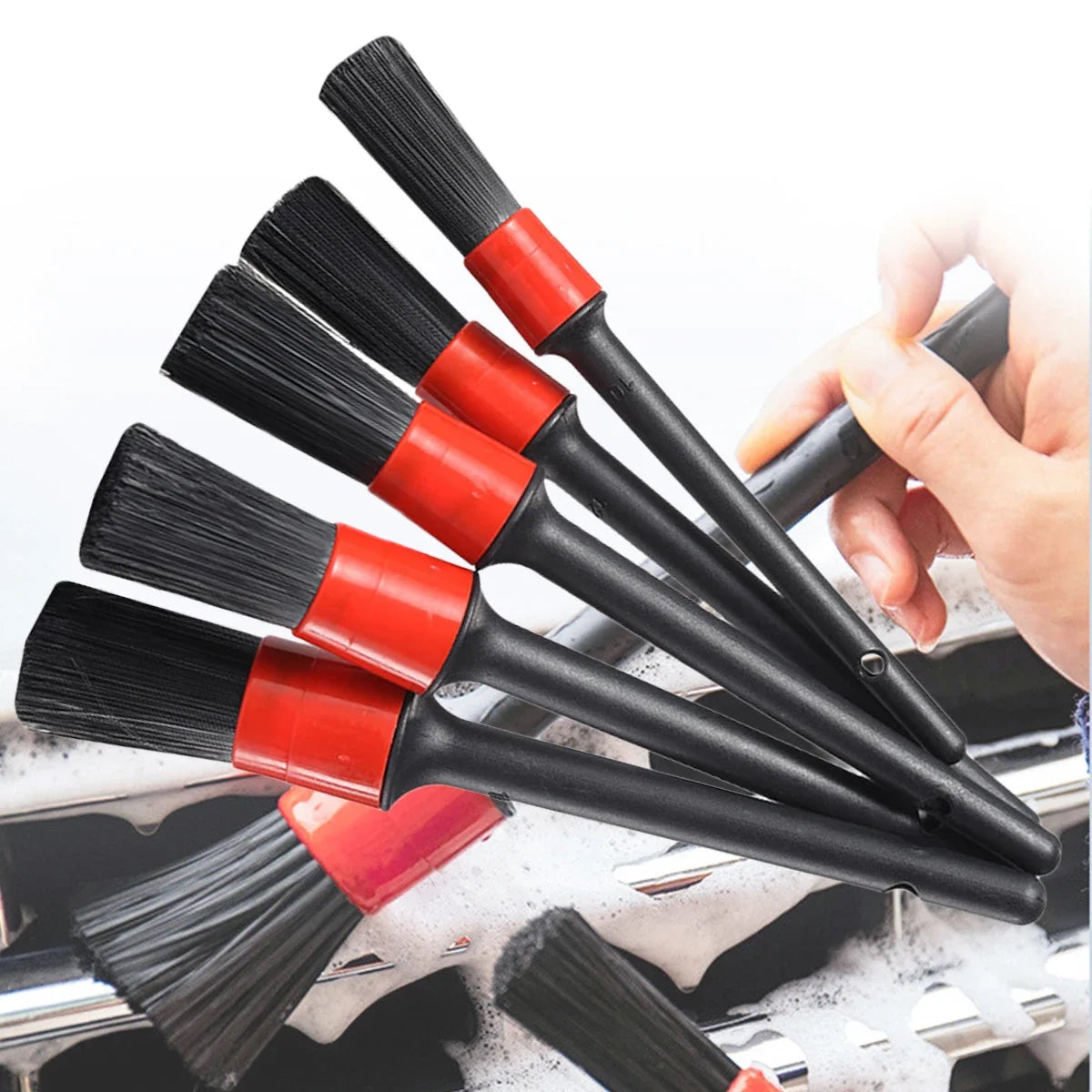 7-Piece Car Cleaning & Polishing Kit – Sponge Buffing Drill Pads Set/Car