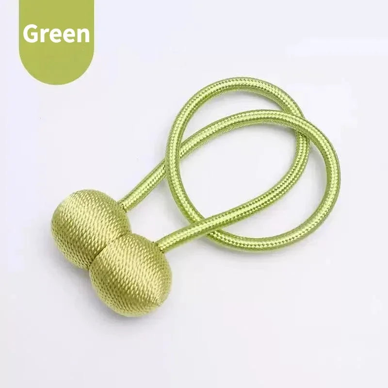 Magnetic Curtain Tiebacks – Solid Color Iron Pearl Buckles for Modern Drapes (No-Drill)\ Living Room Decor – Wall Art, Curtains, Clocks, Furniture & More