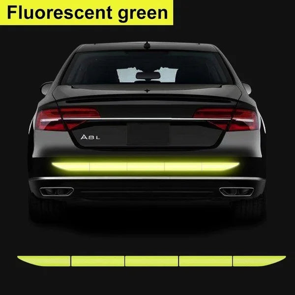 Reflective Car Safety Tape Stickers – 5pc Set for Bumpers, Trunks & Doors/Car