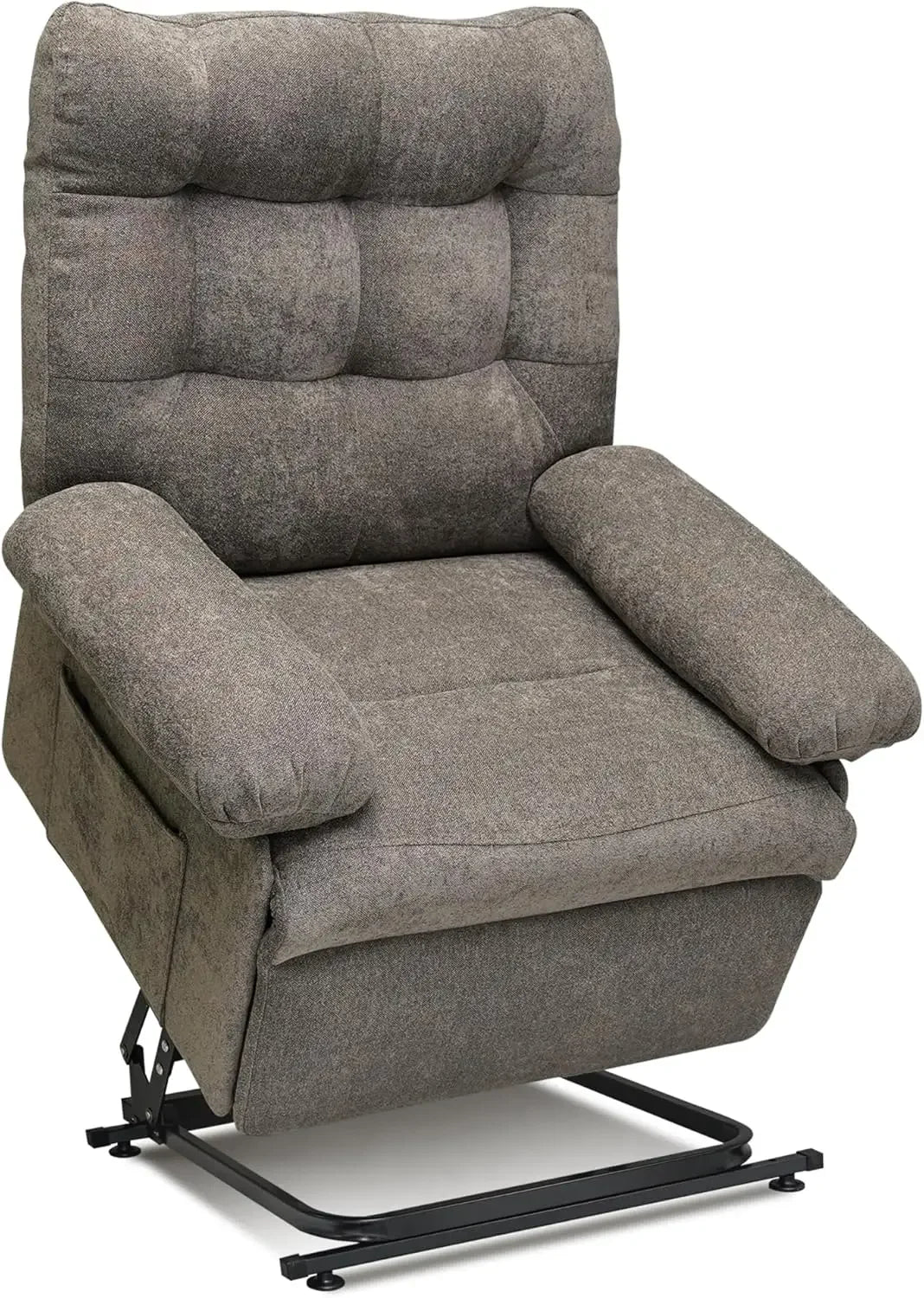 FLEXISPOT Power Lift Recliner Chair – Faux Leather with Massage, Heat & Remote Control (Black) Living Room Decor – Wall Art, Curtains, Clocks, Furniture & More\