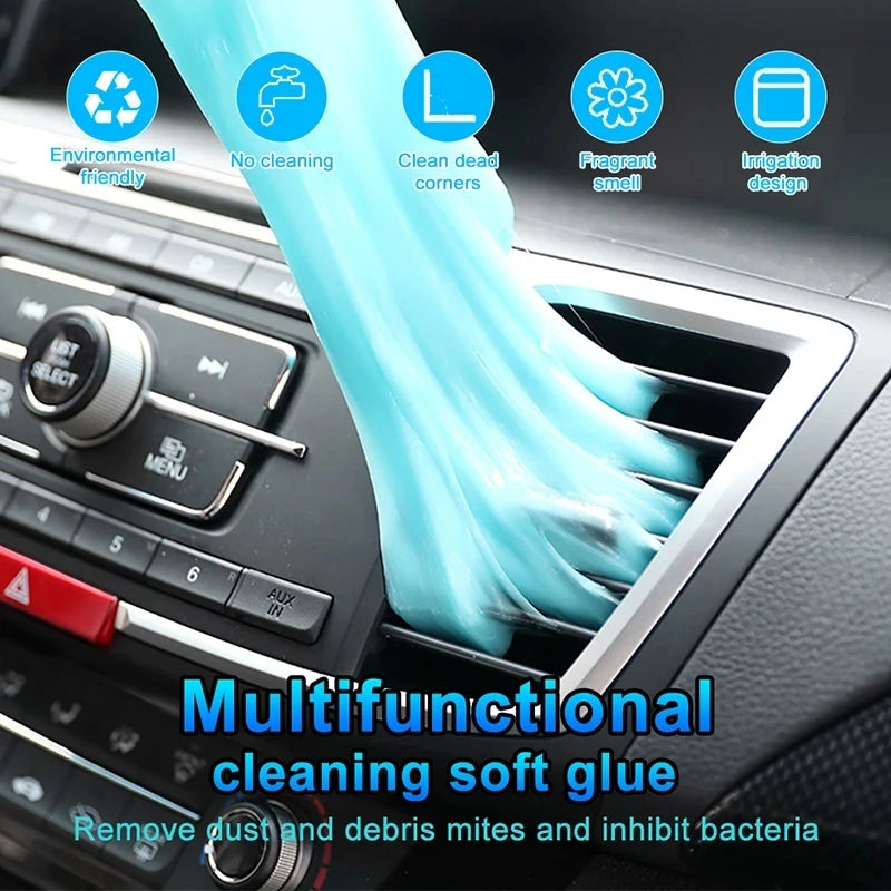 Reusable Car Cleaning Gel – Auto Detail Slime for Vents, Gaps & Keyboards/Car