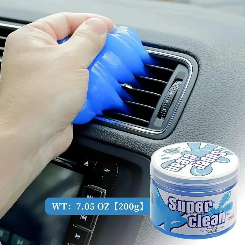Reusable Car Cleaning Gel – Auto Detail Slime for Vents, Gaps & Keyboards/Car
