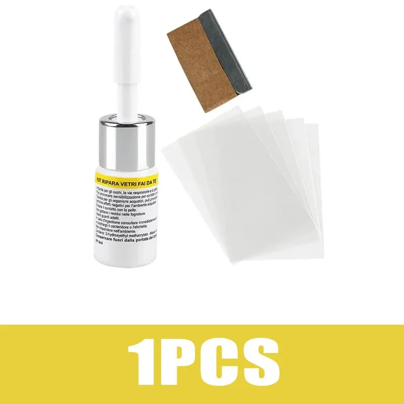 3ML Windshield Crack Repair Kit – Glass Chip Fix Fluid for Laminated Windshields/Car