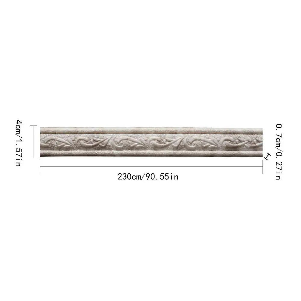 Self-Adhesive 3D Wall Border Strip – Waterproof Skirting Edge Décor by Waasoscon\ Living Room Decor – Wall Art, Curtains, Clocks, Furniture & More