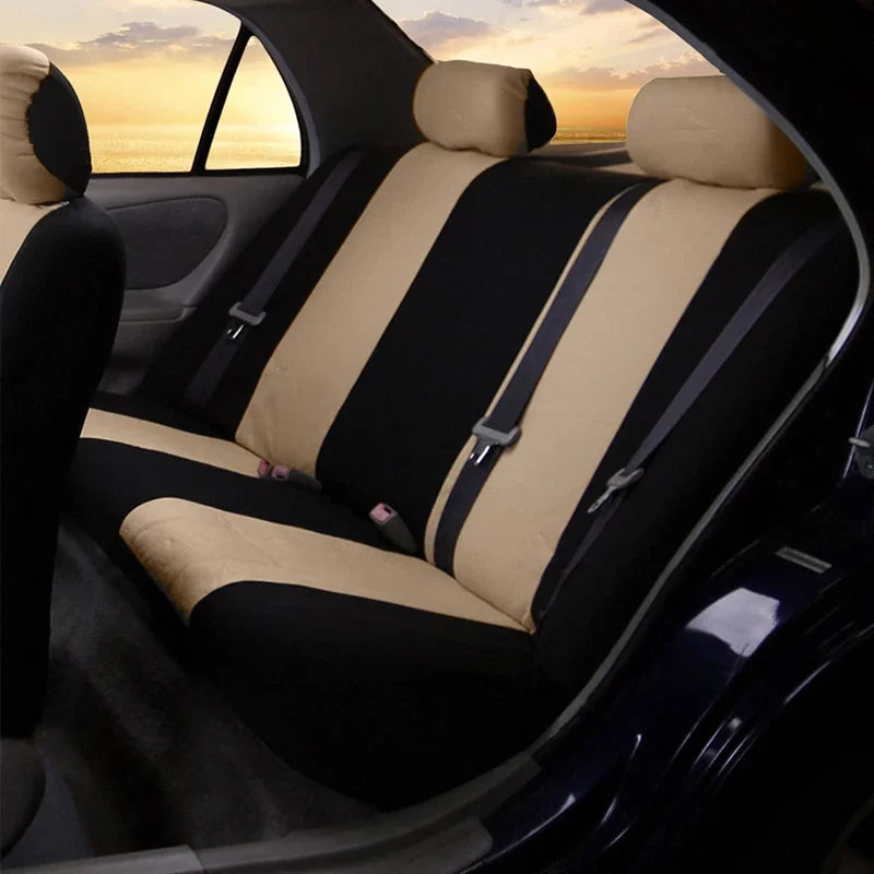 AUTOYOUTH Universal Car Seat Covers – Full Set Interior Protection (Breathable Polyester)/Car
