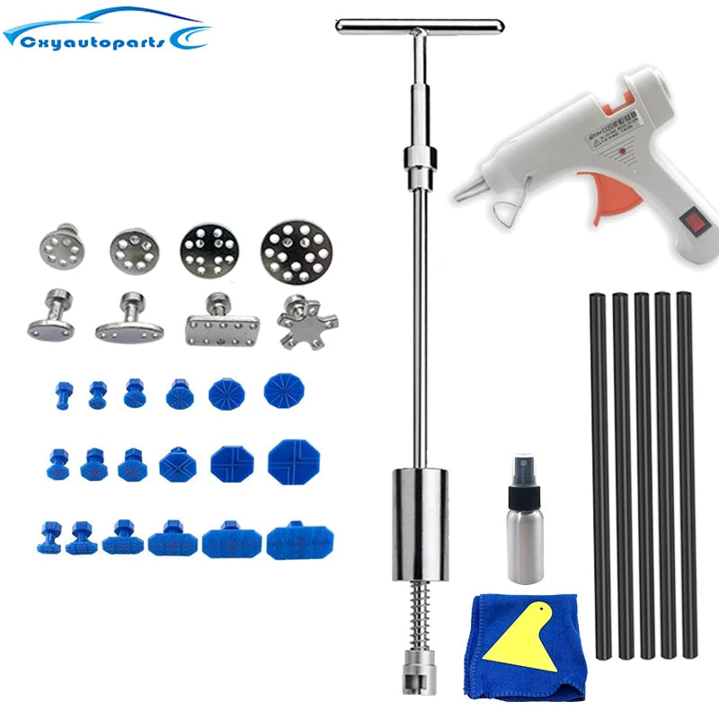 Professional Car Dent Repair Tool Kit – Slide Hammer & Dent Puller for Auto Body Damage/Car