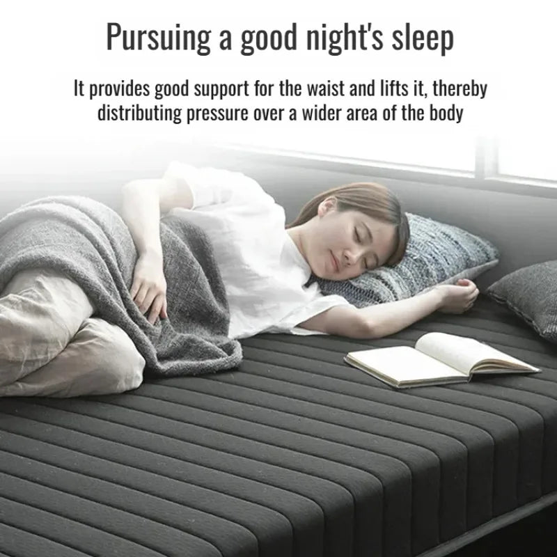 Quilted Roll-Up Mattress – Soft Knit Fabric with Edge Stitching (Under 8” Thick)\ Living Room Decor – Wall Art, Curtains, Clocks, Furniture & More