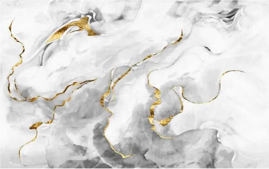 Custom 3D Silk Mural Wallpaper – Modern Marble Design by Beibehang (Per m²)\ Living Room Decor – Wall Art, Curtains, Clocks, Furniture & More
