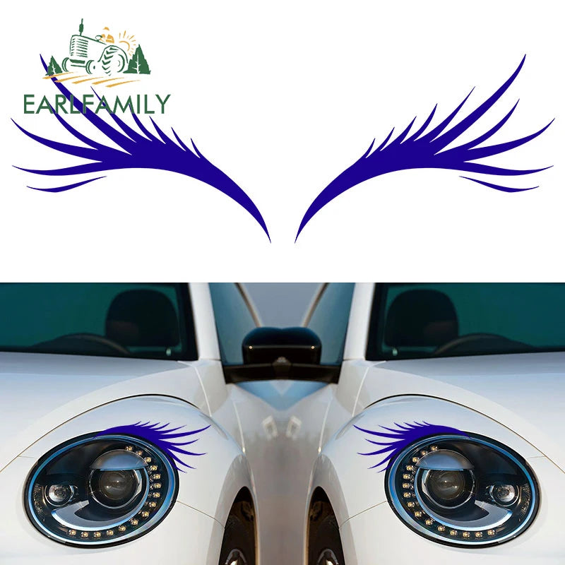 3D Cartoon Car Sticker – Waterproof Reflective Window Decal (13x9.5cm)/Car