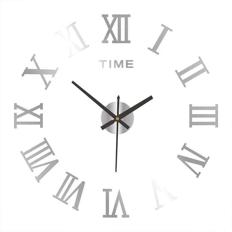 Classic Round Acrylic Wall Clock – Silent Swing Needle Display by CZCP\ Living Room Decor – Wall Art, Curtains, Clocks, Furniture & More
