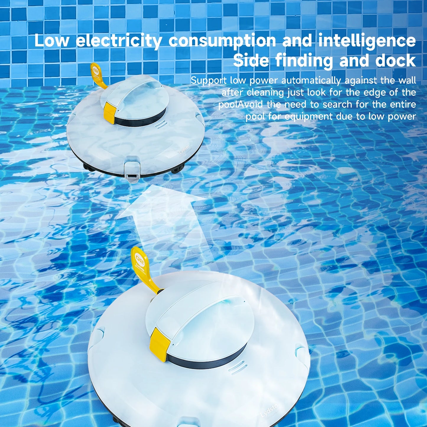 Lydsto P1 Mini Cordless Robotic Pool Cleaner – Dual Motor, IPX8 Waterproof, Automatic Vacuum\ Living Room Decor – Wall Art, Curtains, Clocks, Furniture & More