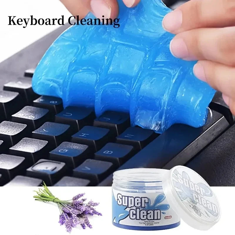 Reusable Car Cleaning Gel – Auto Detail Slime for Vents, Gaps & Keyboards/Car