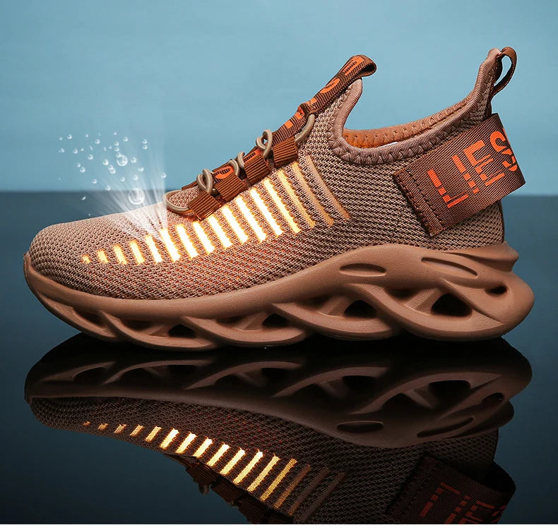 Boy shoes - Boys Mesh Slip-On Sneakers – Breathable & Stylish Running Shoes for Kids