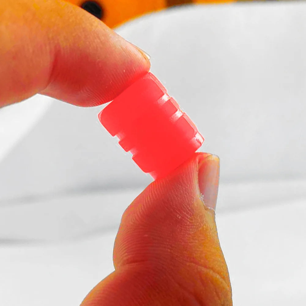 Luminous Valve Stem Caps – Glow-in-the-Dark Tire Covers for Cars & Motorcycles (Fluorescent Pink, Green, Blue)/Car