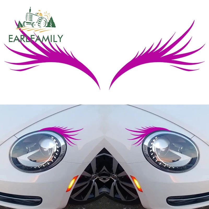 3D Cartoon Car Sticker – Waterproof Reflective Window Decal (13x9.5cm)/Car