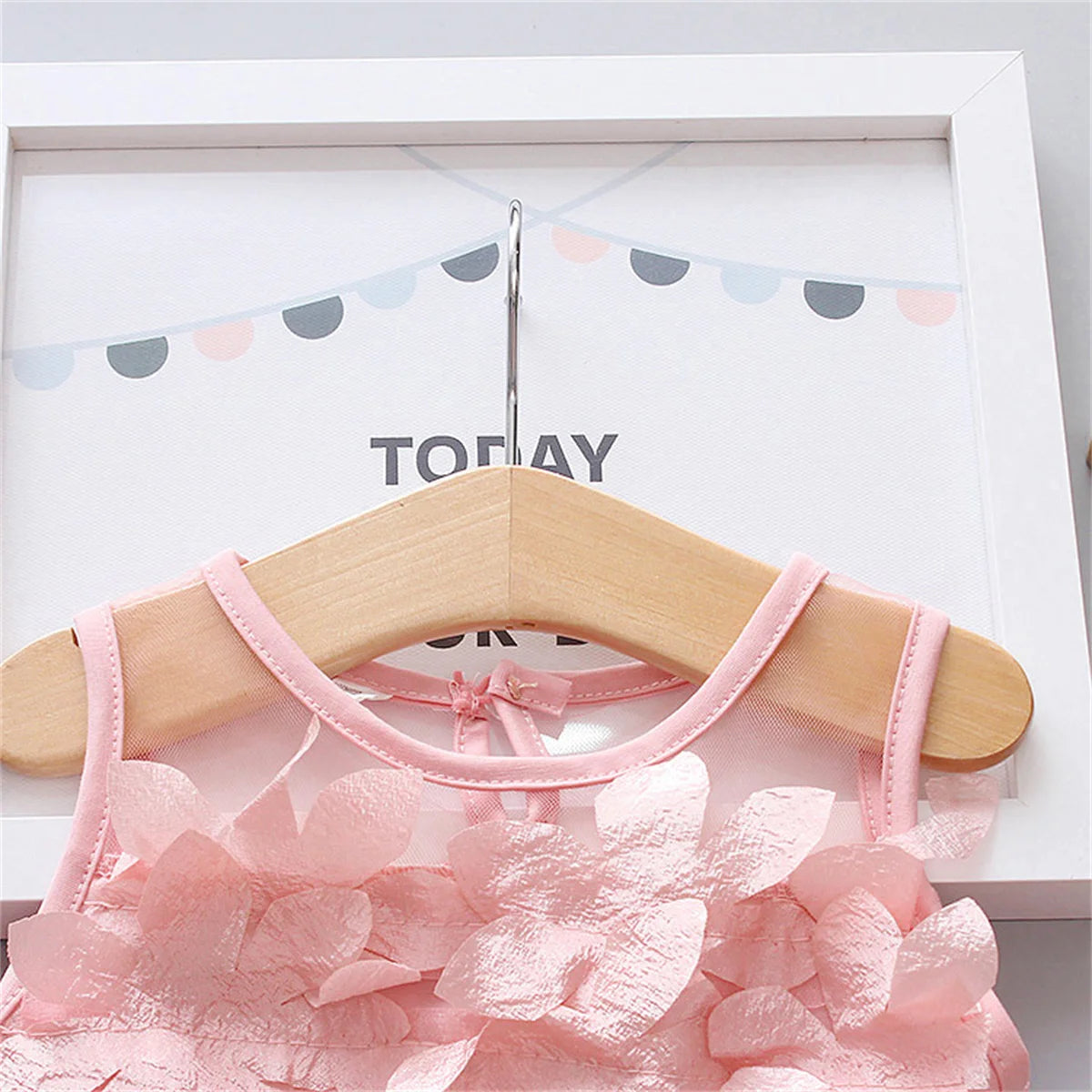 Girl clothing - Baby Girl Summer Dress – Sleeveless Cotton Flower Dress for 0–1 Year Olds