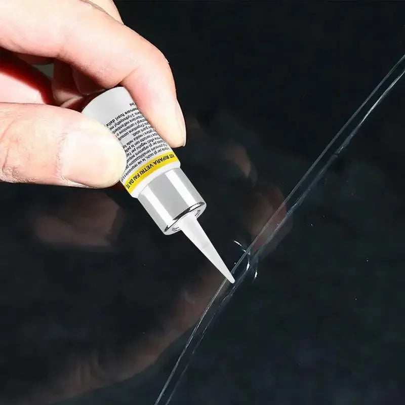 3ML Windshield Crack Repair Kit – Glass Chip Fix Fluid for Laminated Windshields/Car