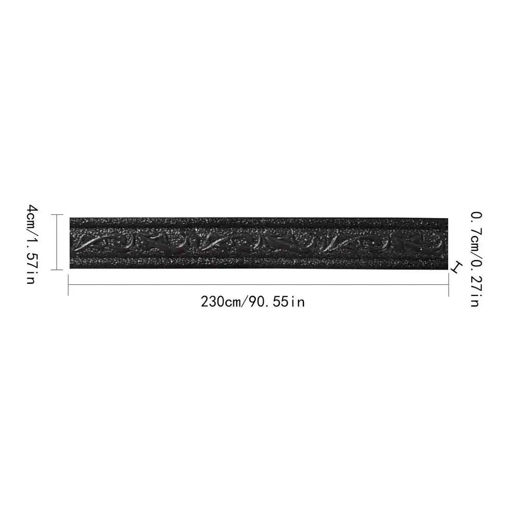 Self-Adhesive 3D Wall Border Strip – Waterproof Skirting Edge Décor by Waasoscon\ Living Room Decor – Wall Art, Curtains, Clocks, Furniture & More