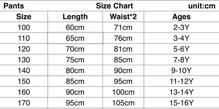 Boy clothing