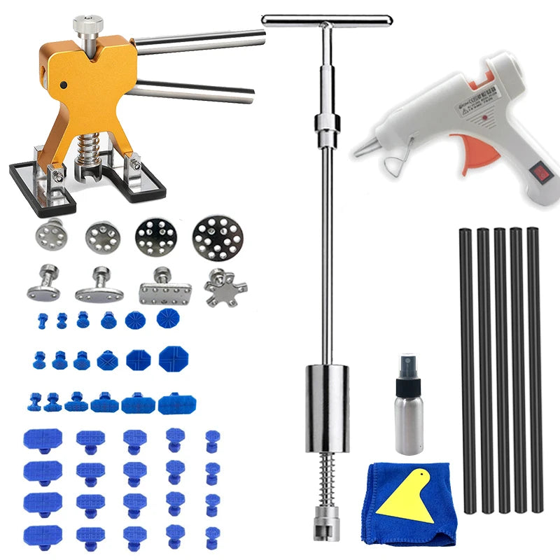 Professional Car Dent Repair Tool Kit – Slide Hammer & Dent Puller for Auto Body Damage/Car