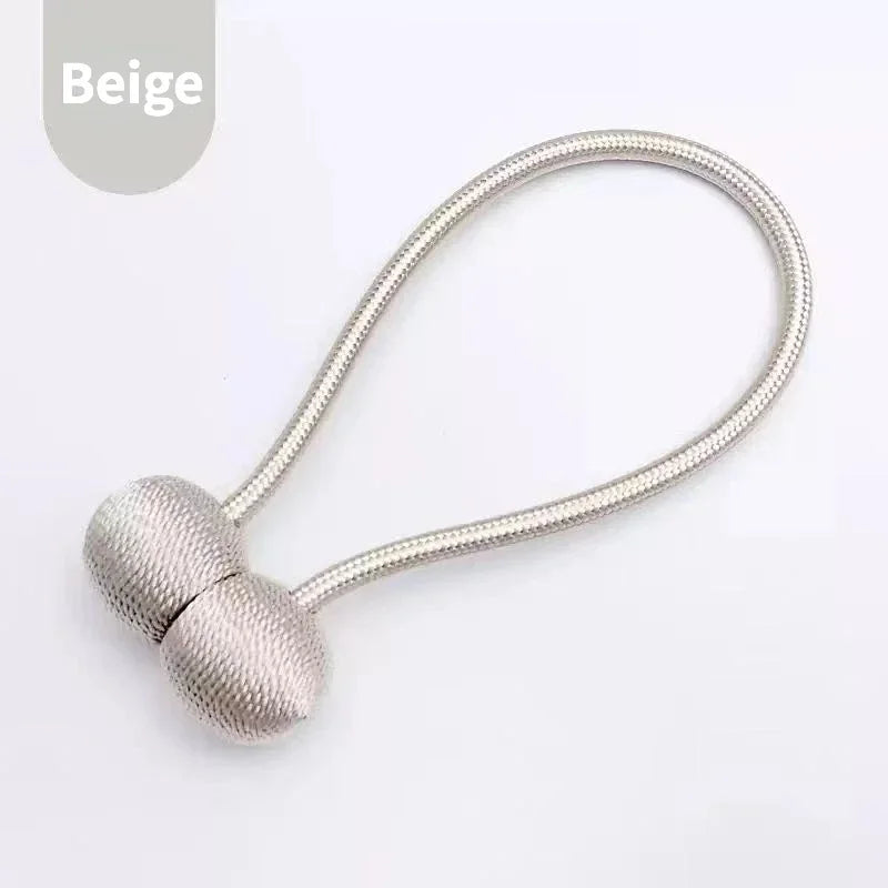 Magnetic Curtain Tiebacks – Solid Color Iron Pearl Buckles for Modern Drapes (No-Drill)\ Living Room Decor – Wall Art, Curtains, Clocks, Furniture & More