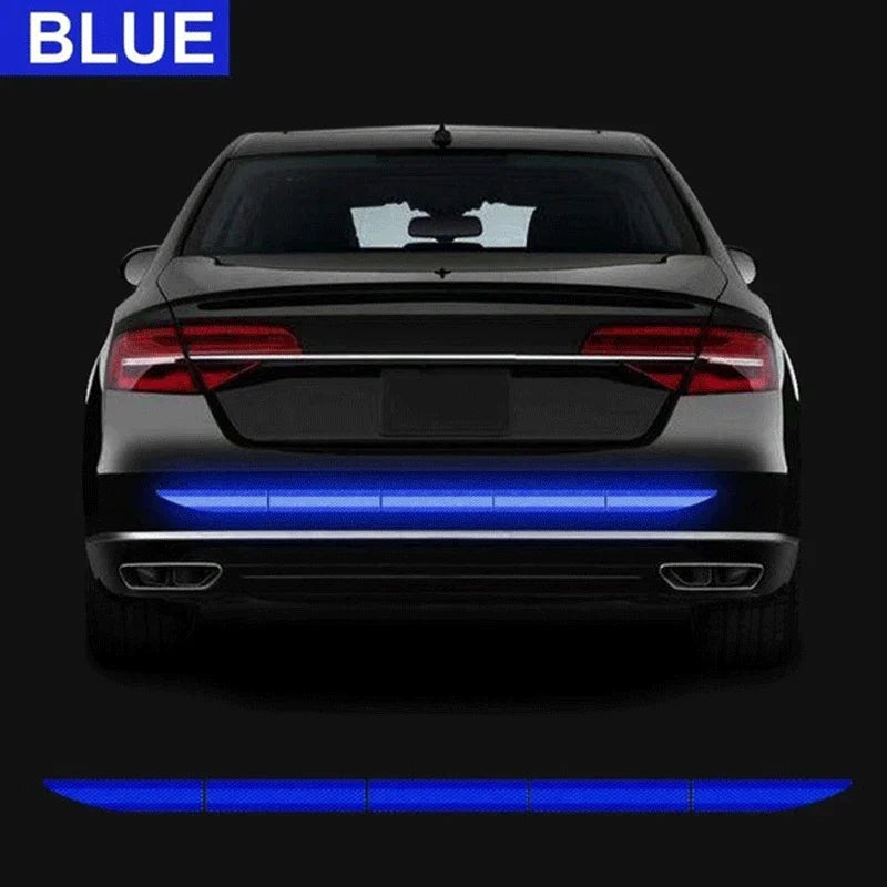 Reflective Car Safety Tape Stickers – 5pc Set for Bumpers, Trunks & Doors/Car