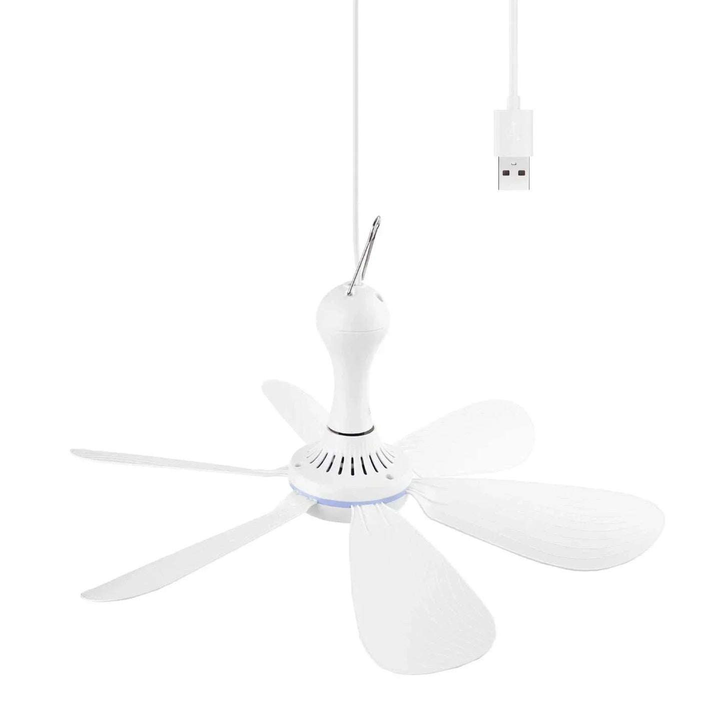 XIAOTREE USB Ceiling Fan with Remote – 6-Blade Portable Hanging Fan for Camping & Indoor Use\ Living Room Decor – Wall Art, Curtains, Clocks, Furniture & More