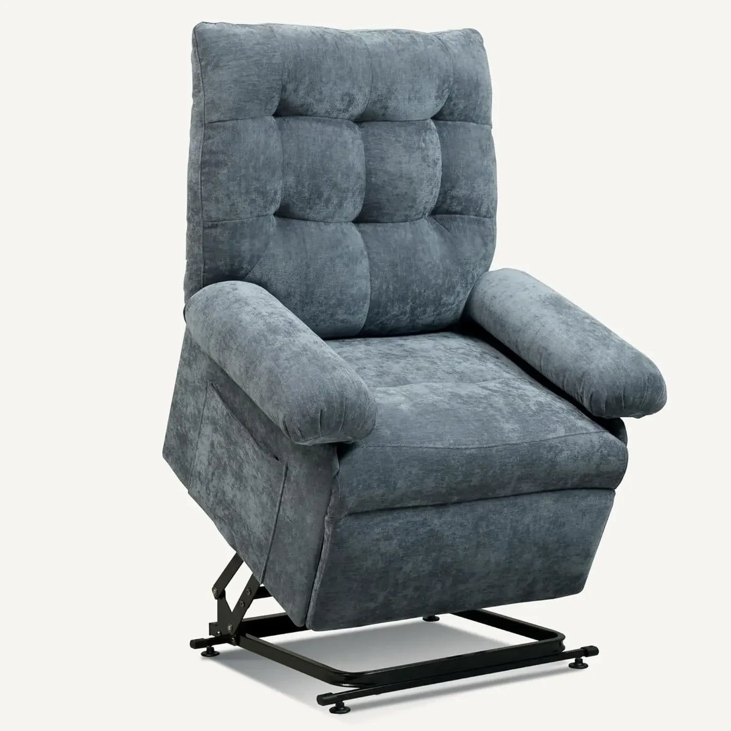 FLEXISPOT Power Lift Recliner Chair – Faux Leather with Massage, Heat & Remote Control (Black) Living Room Decor – Wall Art, Curtains, Clocks, Furniture & More\