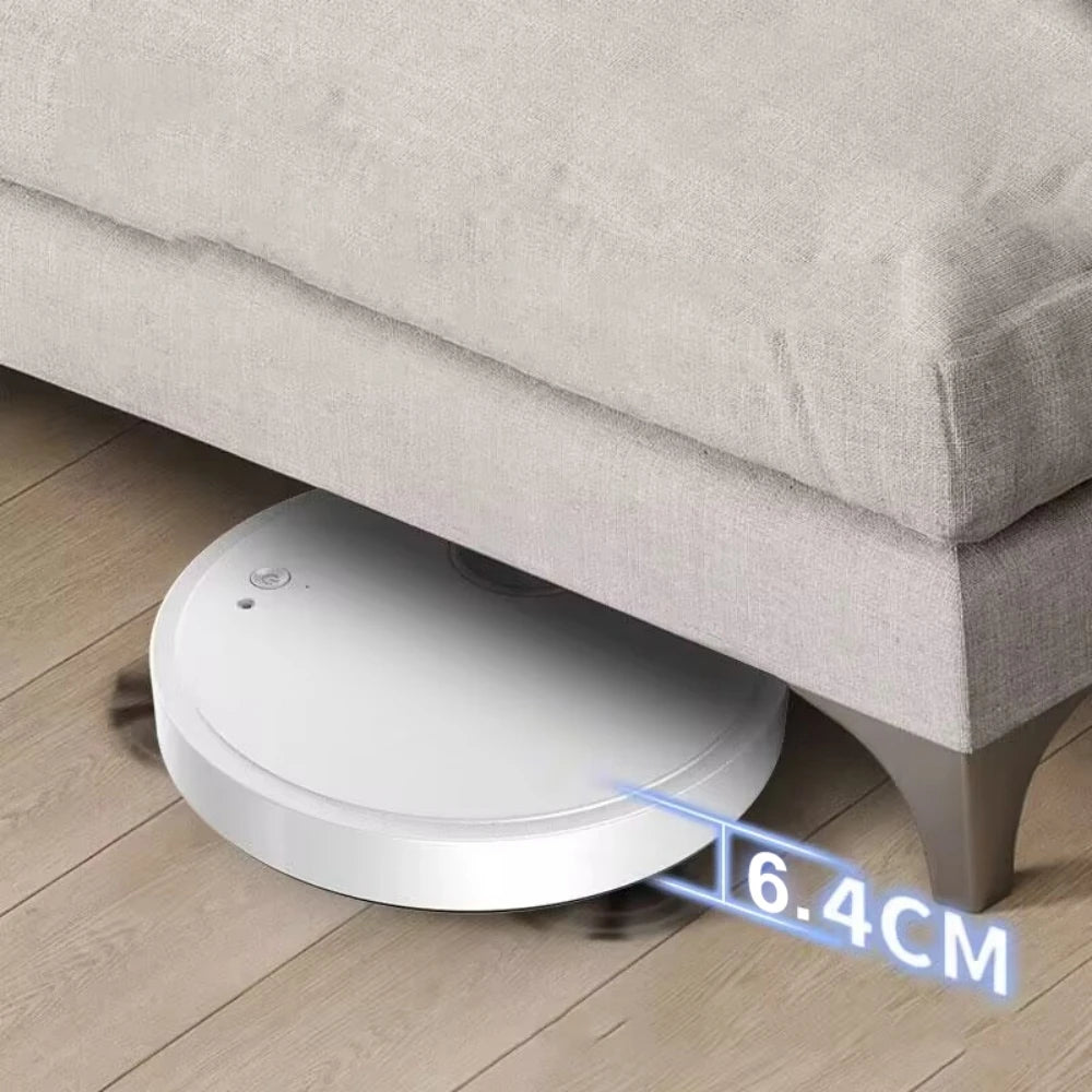 Donirt 3-in-1 Slim Robot Vacuum Cleaner – Smart Wireless Sweeping, Wet & Dry Mopping (Ultra-Thin Design)\ Living Room Decor – Wall Art, Curtains, Clocks, Furniture & More\