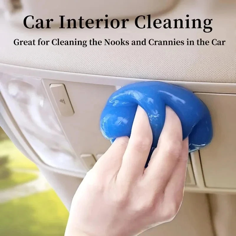 Reusable Car Cleaning Gel – Auto Detail Slime for Vents, Gaps & Keyboards/Car