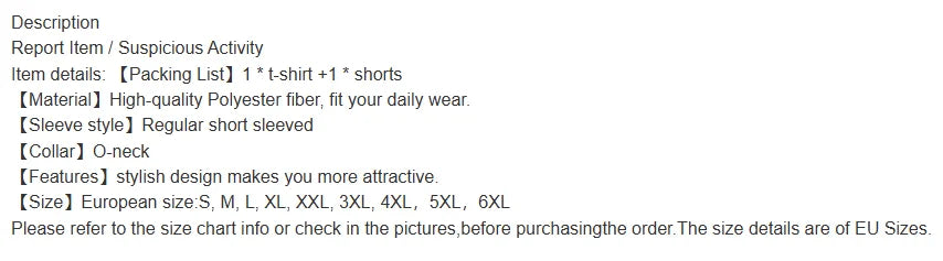 Men clothing