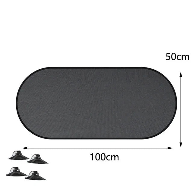 3D Mesh Car Window Sunshade Set – UV Blocker & Heat Reflector (4-Piece)/Car