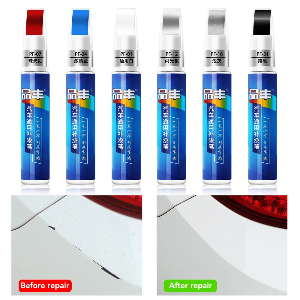 Silver Car Scratch Repair Paint Pen – Touch-Up Solution for Minor Surface Damage/Car