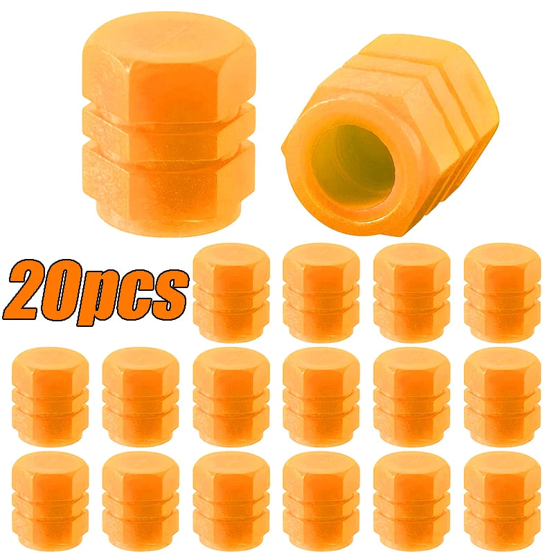 Luminous Valve Stem Caps – Glow-in-the-Dark Tire Covers for Cars & Motorcycles (Fluorescent Pink, Green, Blue)/Car