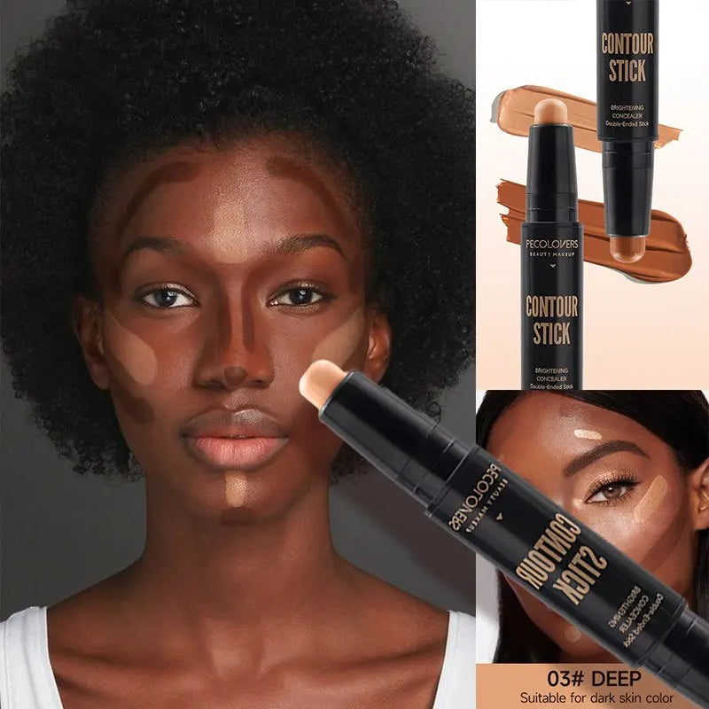 Makeup and face - Glow & Define Cream – Bronzer & Highlighter Duo for Radiant, Sculpted Looks