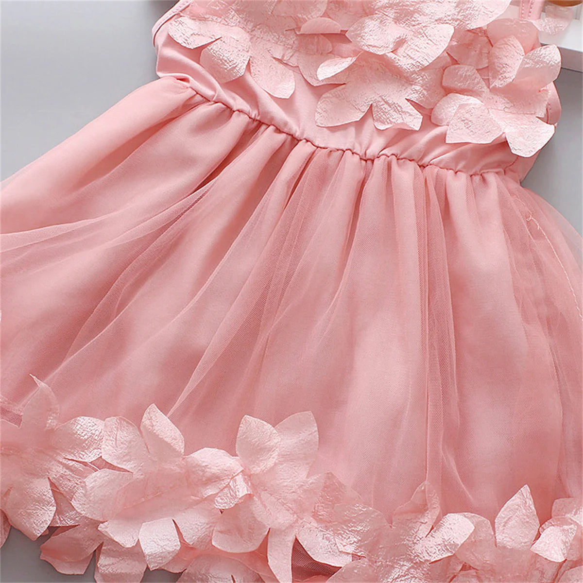 Girl clothing - Baby Girl Summer Dress – Sleeveless Cotton Flower Dress for 0–1 Year Olds