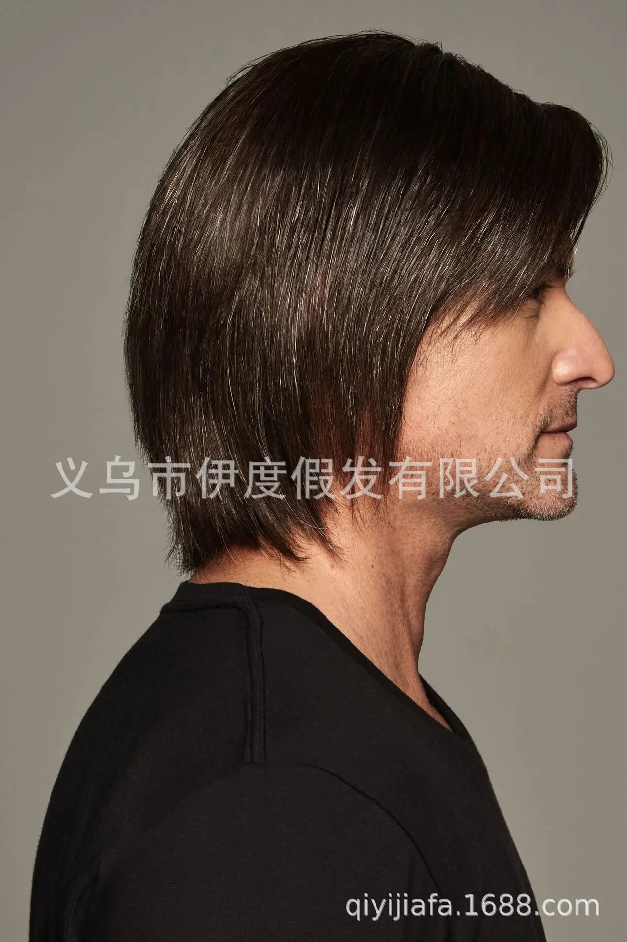 Men’s Long Straight Wig – Natural-Looking 26"+ Synthetic Hair for Daily Use/Crown & Glory Wigs