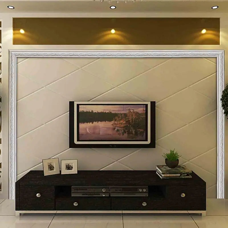 Self-Adhesive 3D Wall Border Strip – Waterproof Skirting Edge Décor by Waasoscon\ Living Room Decor – Wall Art, Curtains, Clocks, Furniture & More